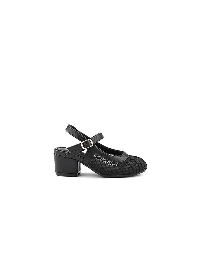 كابلي كعب عالٍ نسائي بحزام خلفي